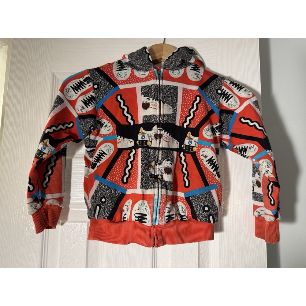 Dolce & Gabbana Sneaker Zip Up Hoodie Kids Sz 4 Street City Urban Maximalist